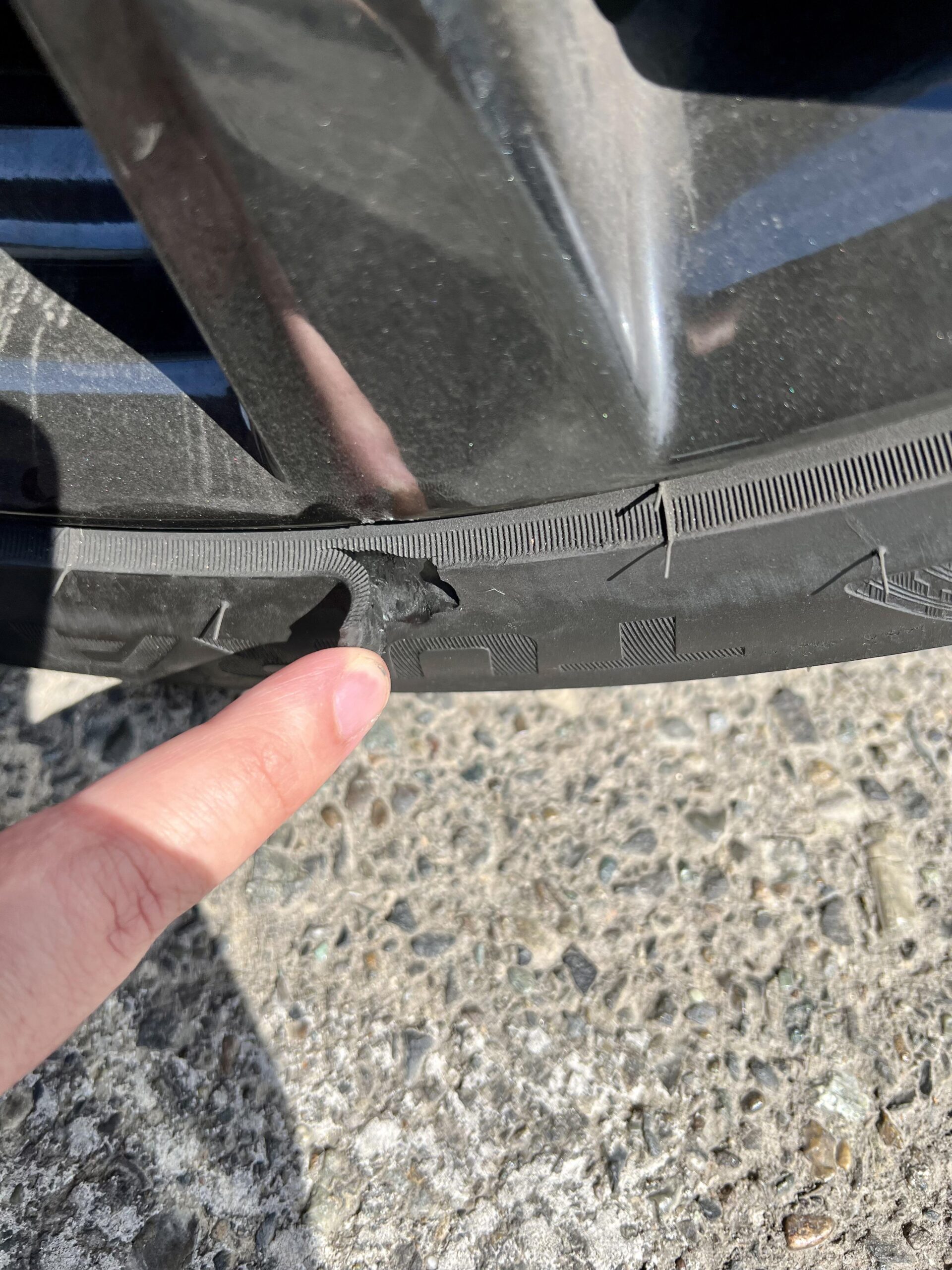 Dent In Tire Sidewall
