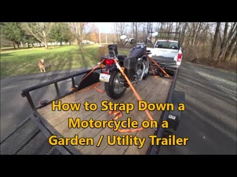 How To Load A Motorcycle On A Trailer