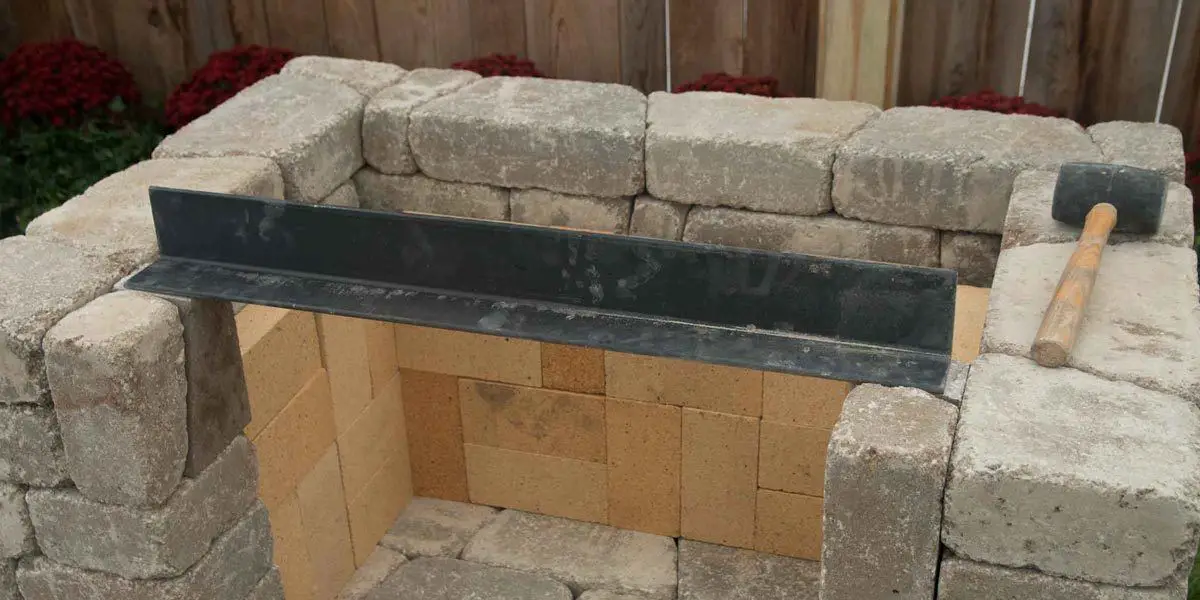 How To Make An Outdoor Fireplace With Concrete Blocks