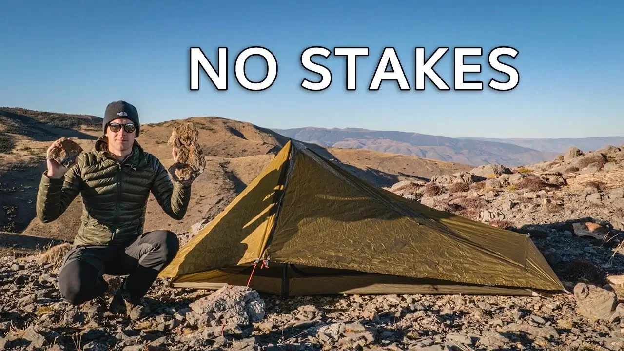 How to Secure a Tent Without Stakes?