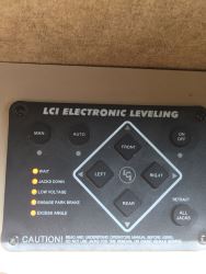 Lci Electronic Leveling All Lights Flashing