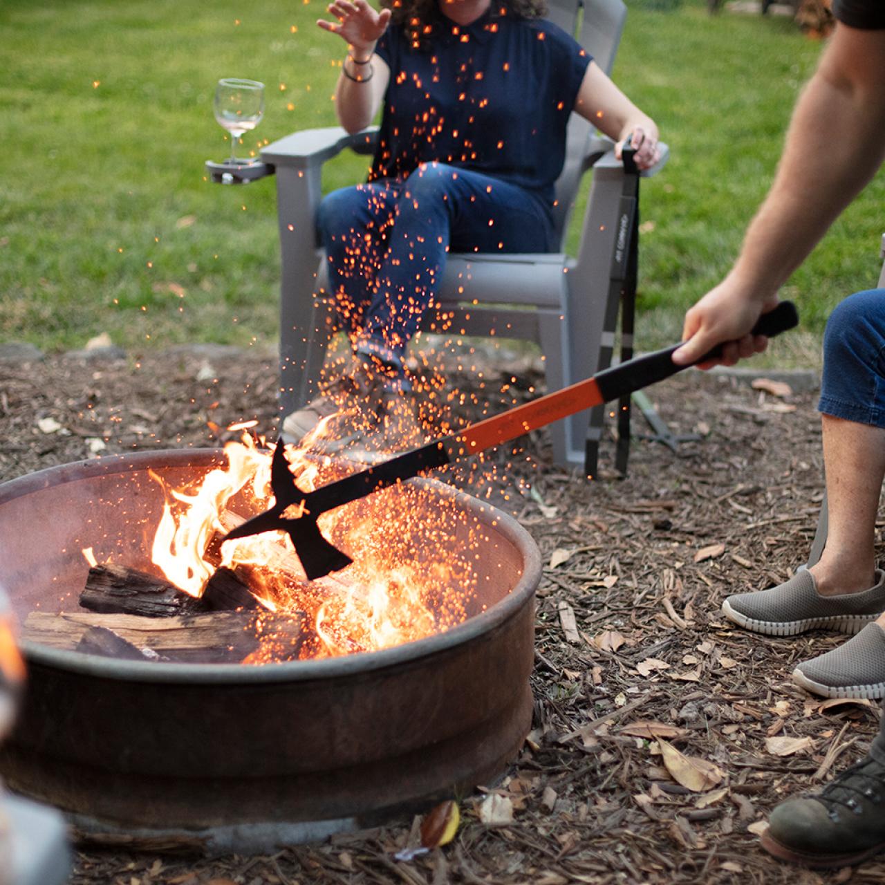 What To Put Under A Fire Pit On Grass